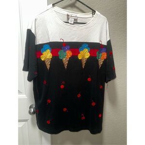 Vintage Bechamel IceCream Cherry Tshirt
